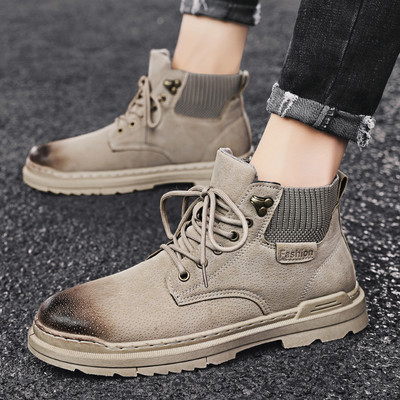 Modern, fűzős férfi cipő télire