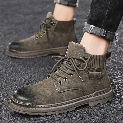 Modern, fűzős férfi cipő télire