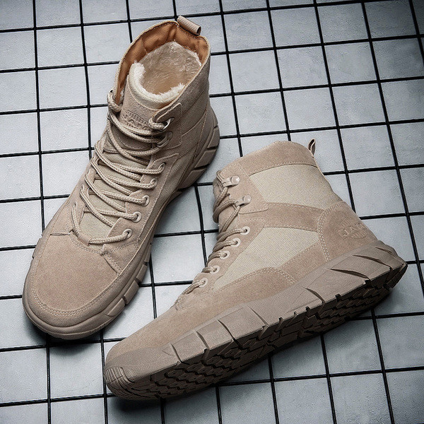 Öko velúrból készült férfi csizma mindennapi használatra