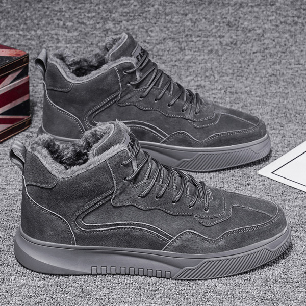 Sooja voodriga meeste saapad - tasase tallaga