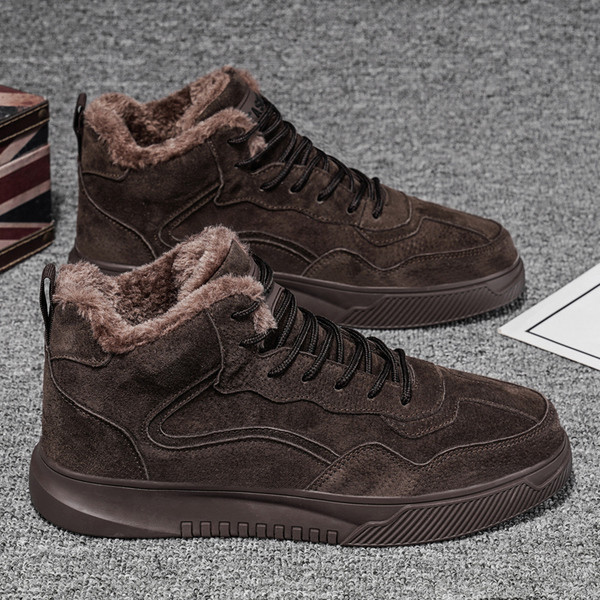 Sooja voodriga meeste saapad - tasase tallaga