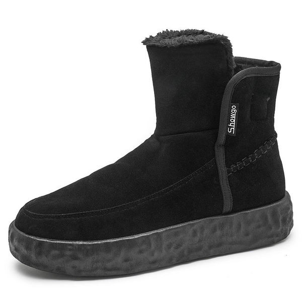 Férfi velúr csizma magas talppal