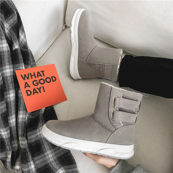 Téli férfi csizma öko velúrból és meleg béléssel