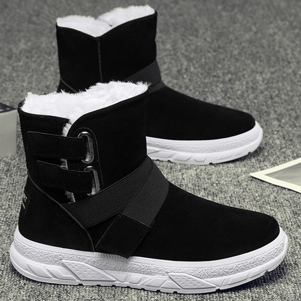 Moodsad kolmes värvitoonis sooja voodriga meeste saapad