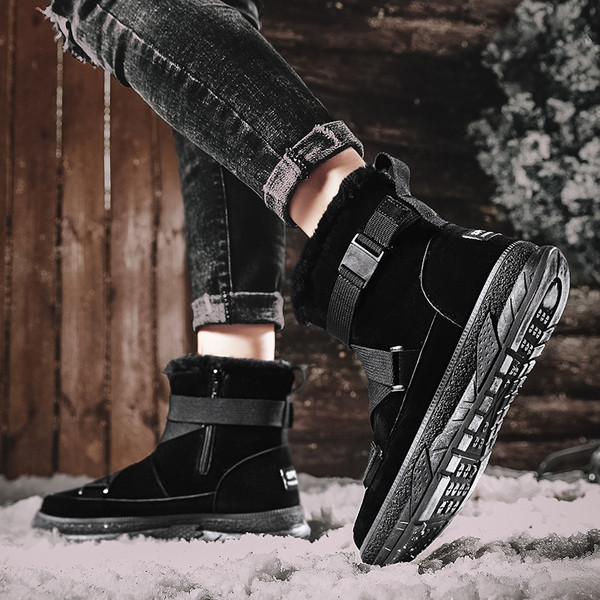 Ökoseemisnahast meeste soojad paeltega saapad