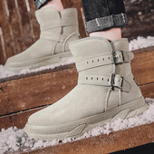 Új, csatos férfi vízálló csizma modell