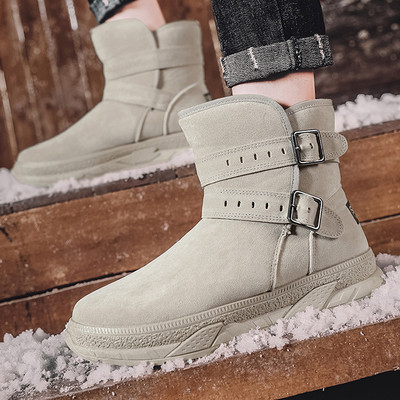 Új, csatos férfi vízálló csizma modell