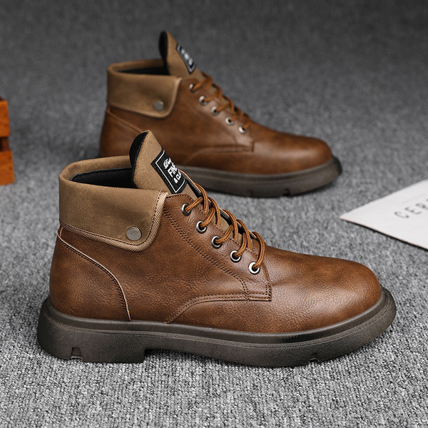 Sügiseks sobivad meeste nahast saapad