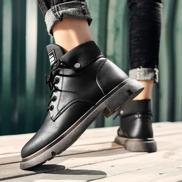 Sügiseks sobivad meeste nahast saapad