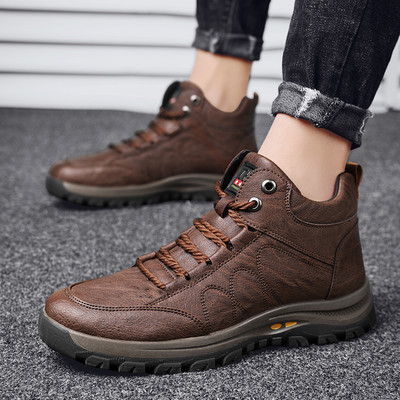 Eko-nahast paeltega meeste talvekingad