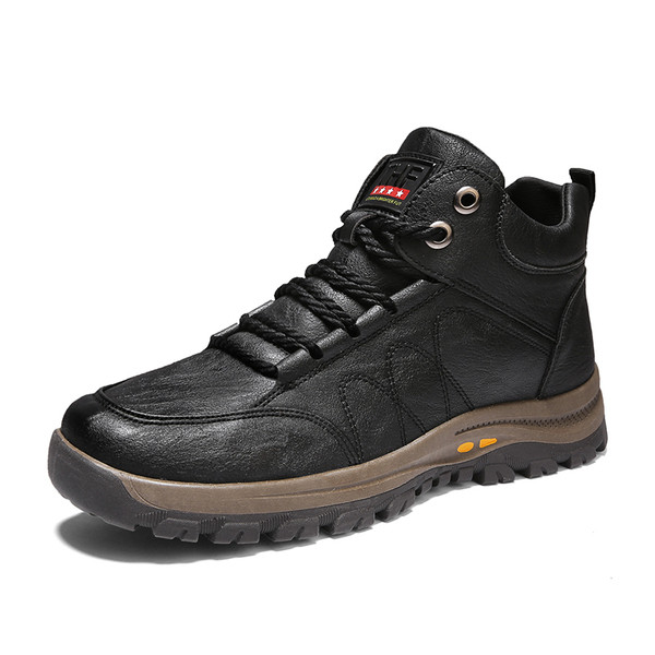 Eko-nahast paeltega meeste talvekingad