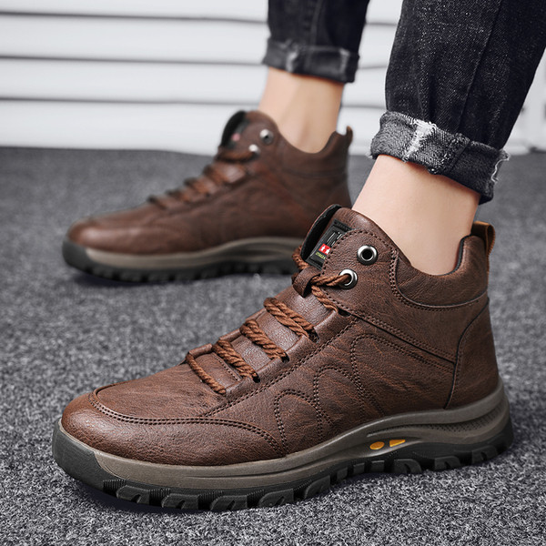 Eko-nahast paeltega meeste talvekingad