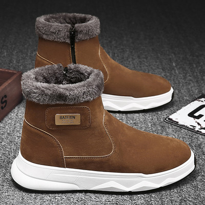 Téli férfi csizma vastag béléssel