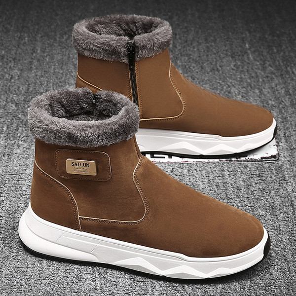 Téli férfi csizma vastag béléssel