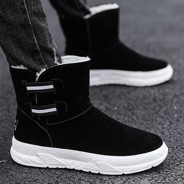 Uus mudel sooja voodriga ja lameda tallaga meeste saapad