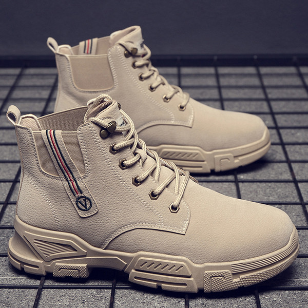 Őszi-téli férfi csizma új modell fűzős - retro stílusú