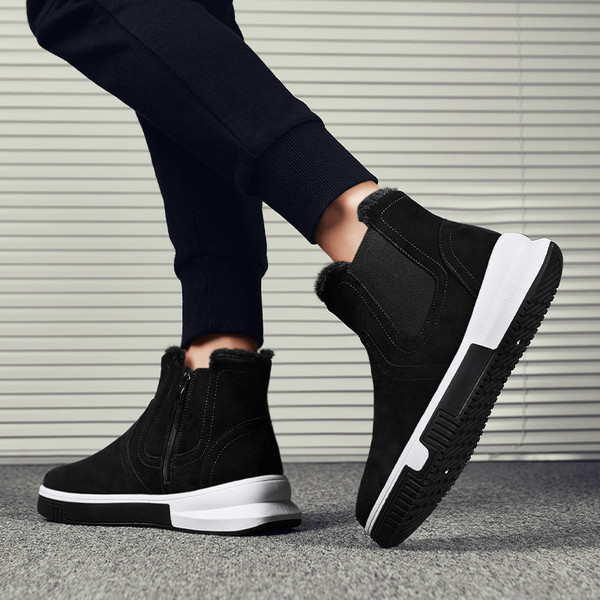 Alkalmi téli csizma meleg béléssel