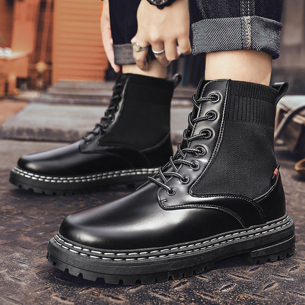 Új fűzős férfi csizma modell