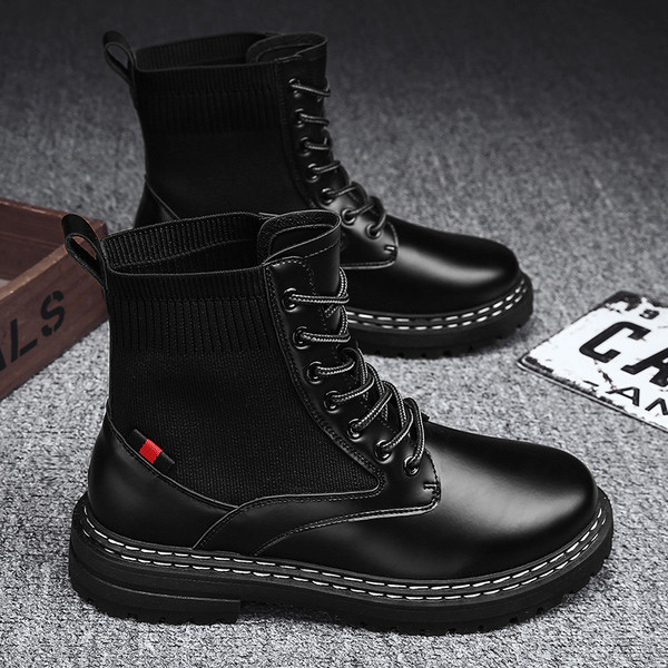 Új fűzős férfi csizma modell