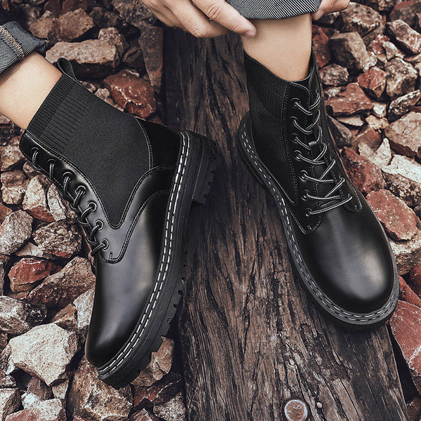 Új fűzős férfi csizma modell