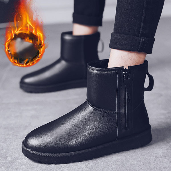 Modern férfi csizma cipzárral-két modell