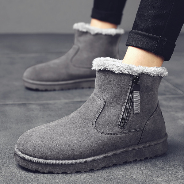 Meeste vabaaja saapad luku ja sooja voodriga