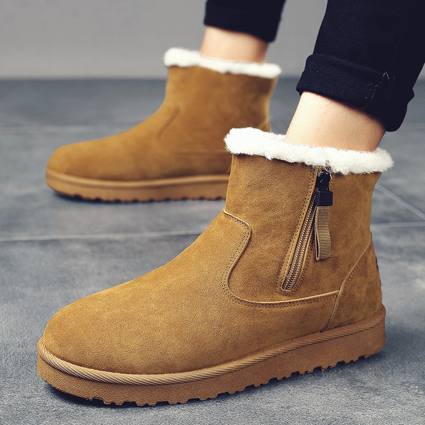 Meeste vabaaja saapad luku ja sooja voodriga