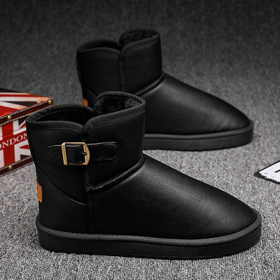 Voodi ja lameda tallaga vabaaja meeste talvesaapad