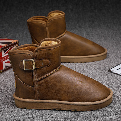 Voodi ja lameda tallaga vabaaja meeste talvesaapad