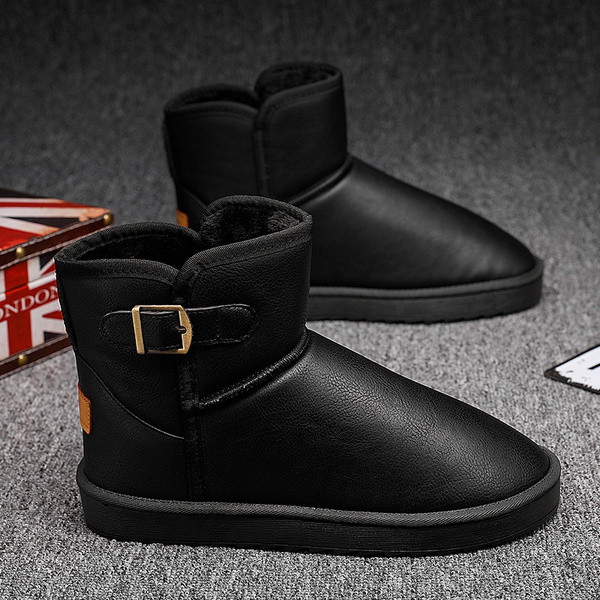 Voodi ja lameda tallaga vabaaja meeste talvesaapad