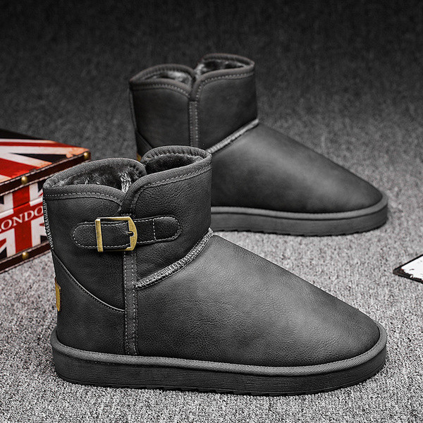 Voodi ja lameda tallaga vabaaja meeste talvesaapad