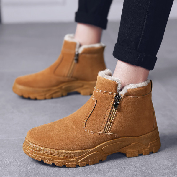 Vízálló férfi csizma cipzárral