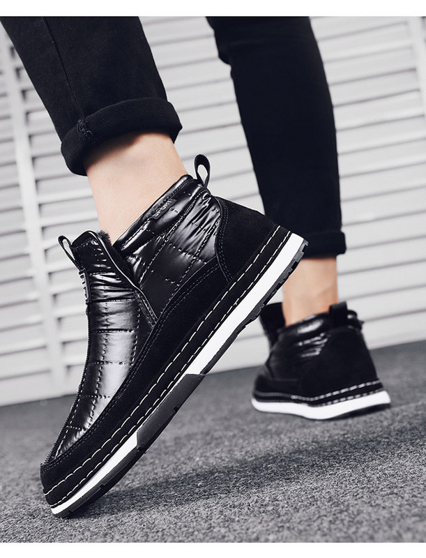 Sooja voodri ja paeltega meeste talvejalatsid