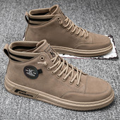 Moodsad kolmes värvitoonis kunstnahast talveks sobivad meeste saapad