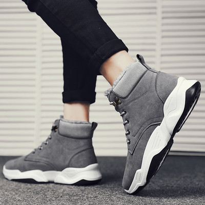 Alkalmi férfi csizma meleg béléssel