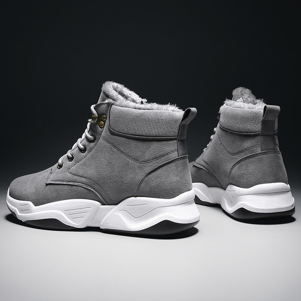 Alkalmi férfi csizma meleg béléssel