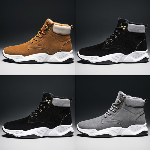 Alkalmi férfi csizma meleg béléssel