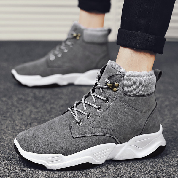 Alkalmi férfi csizma meleg béléssel