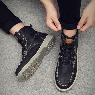 Paelte ja kareda tallaga meeste saapad