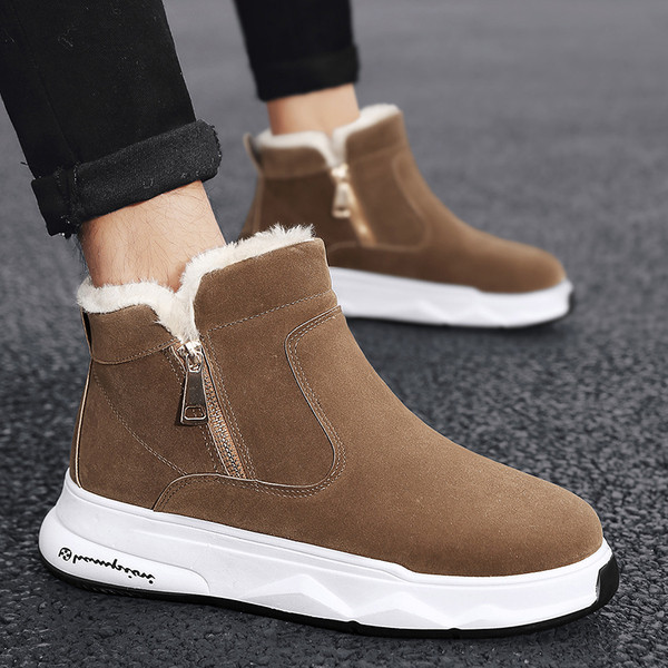 Sooja voodri ja lukuga vabaaja meeste saapad