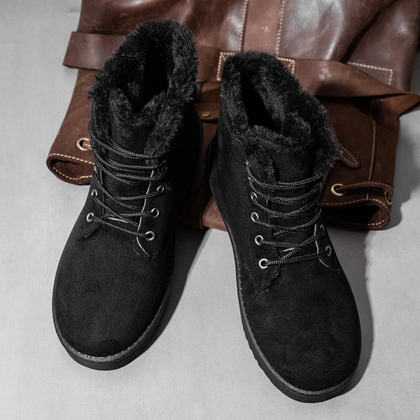 Sooja voodri ja lameda tallaga meeste saapad