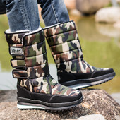 Alkalmi férfi csizma télre puha béléssel és foltokkal