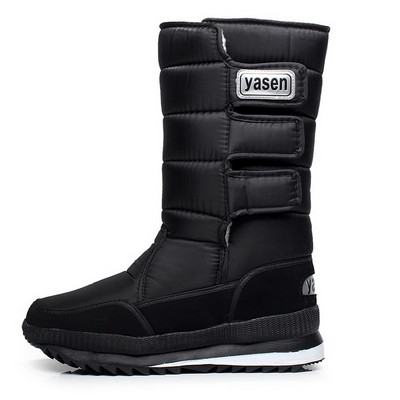 Alkalmi férfi csizma télre puha béléssel és foltokkal