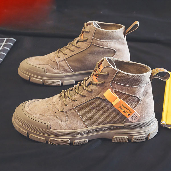 Férfi téli csizma fűzős három színben