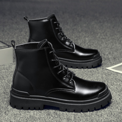 Bőr férfi csizma fűzővel - több modell