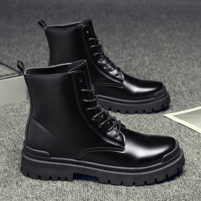 Bőr férfi csizma fűzővel - több modell