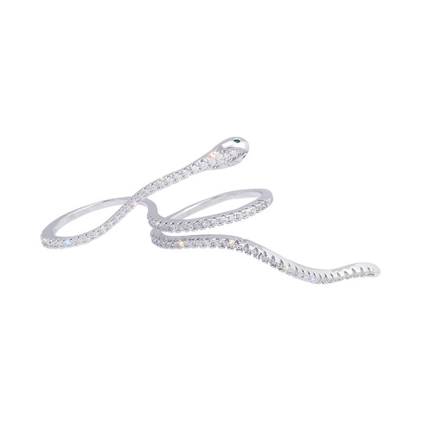 Női modern vékony gyűrű díszkövekkel