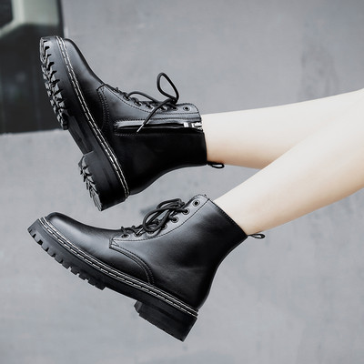 Férfi eco bőr csizma fűzővel - két modell