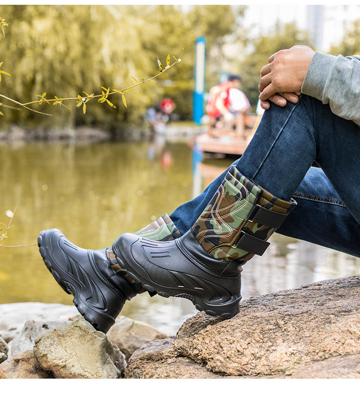 Apres típusú férfi téli csizma - vízálló