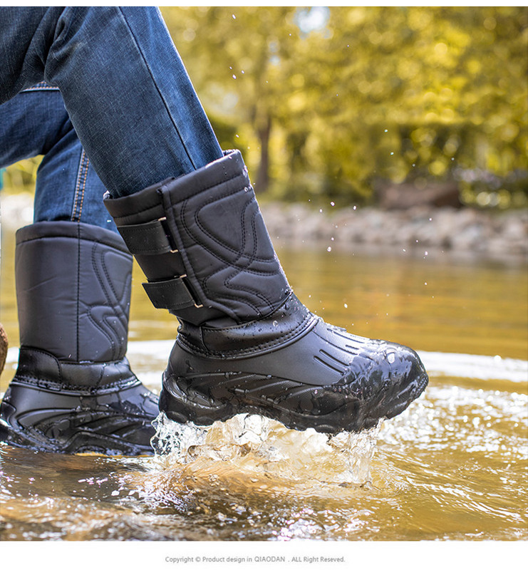 Apres típusú férfi téli csizma - vízálló